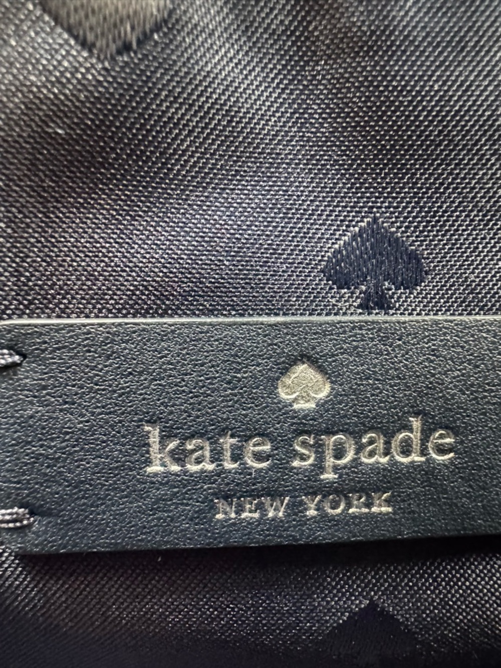 Kate Spade Natalia Quilted Denim Tweed Medium Flap Shoulder Bag - Blue Multi - Picture 8 of 9